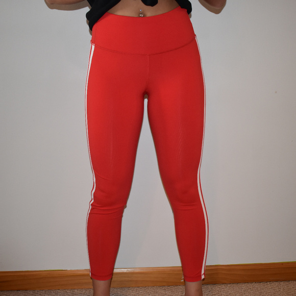 Old Navy Pants & Jumpsuits Red Athletic Leggings Poshmark